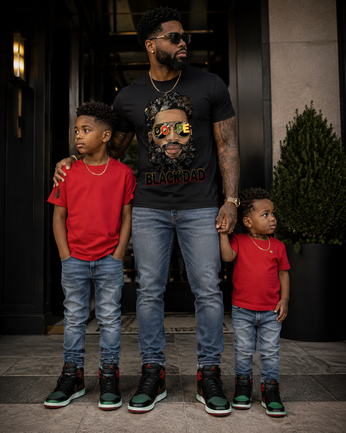 Dope Black Dad Tee