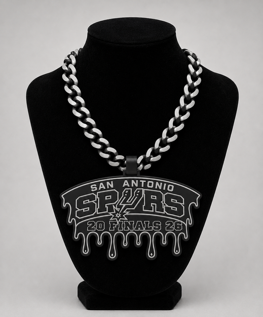 San Antonio Spurs Inspired Drip Hype Chain Necklace | 3D Printed Fan Collectible