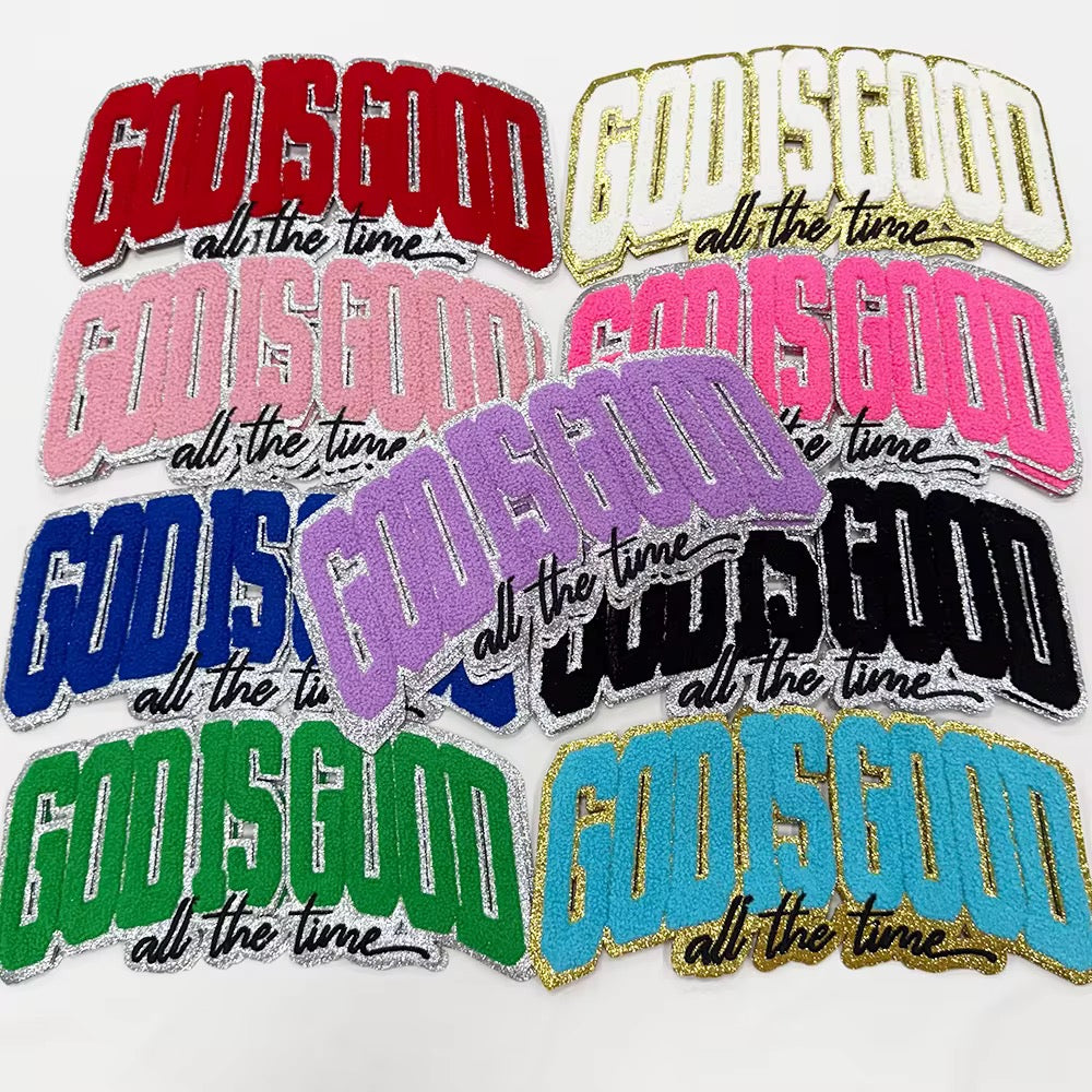 God is Good Chenille Patch Tee