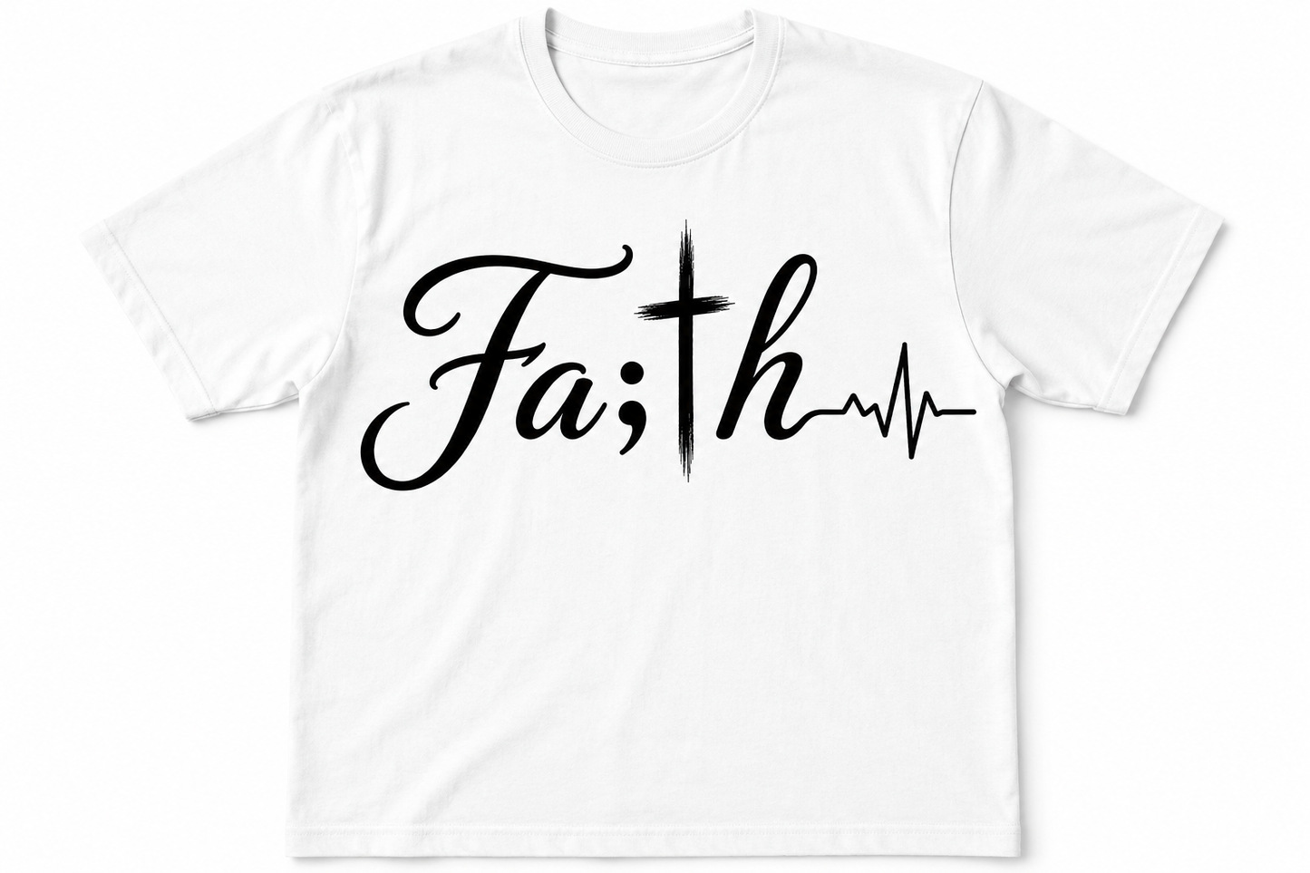 Faith Heartbeat Graphic Tee