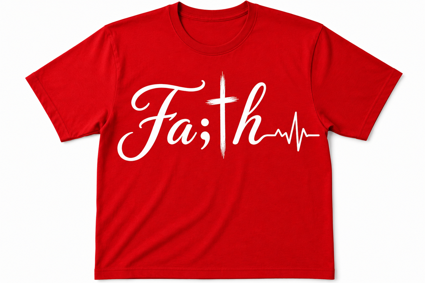 Faith Heartbeat Graphic Tee