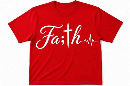 Faith Heartbeat Graphic Tee