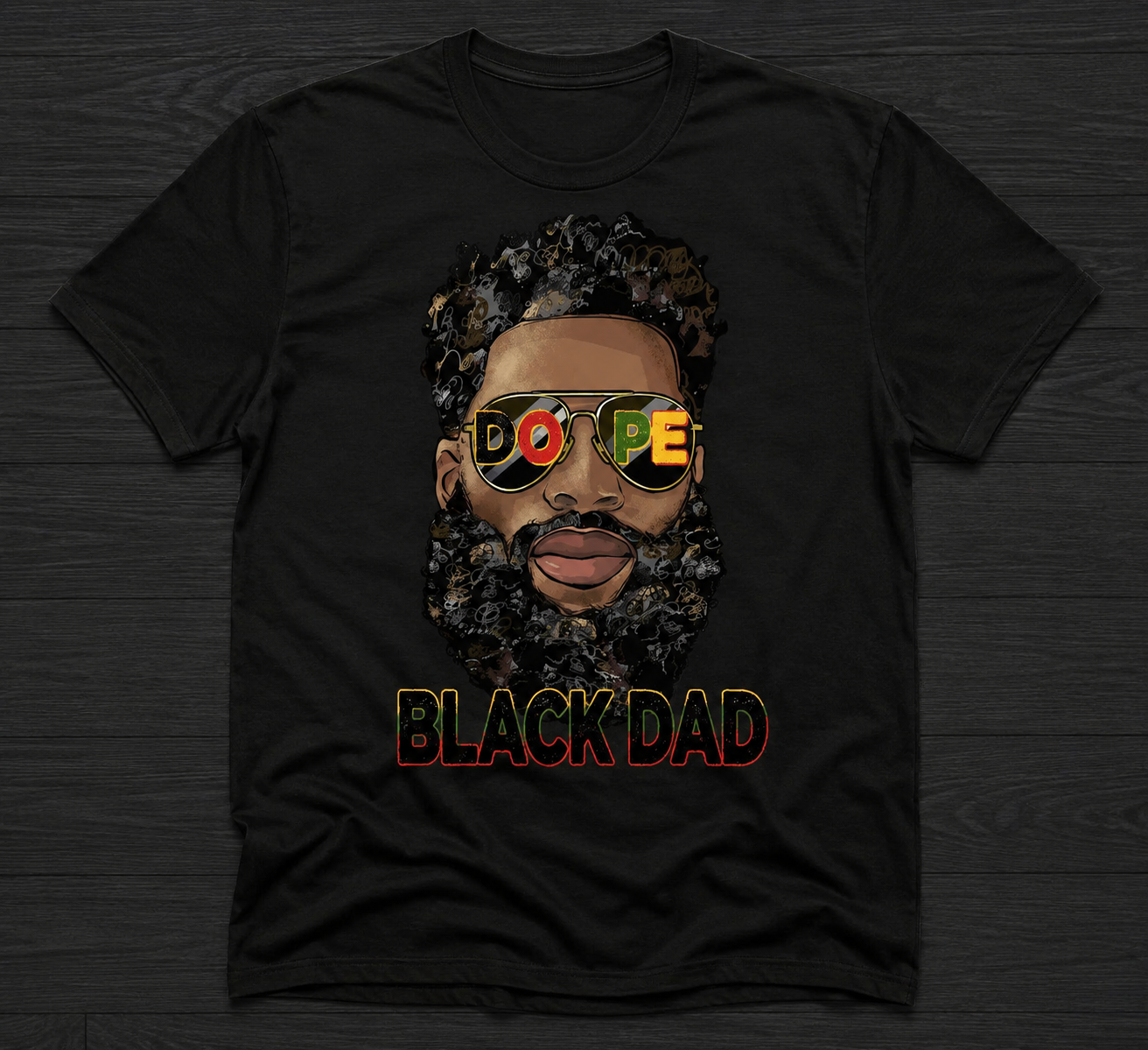 Dope Black Dad Tee