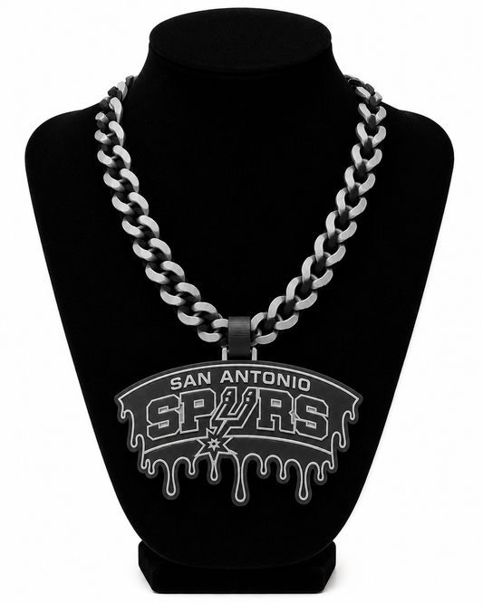 San Antonio Spurs Inspired Drip Hype Chain Necklace | 3D Printed Fan Collectible