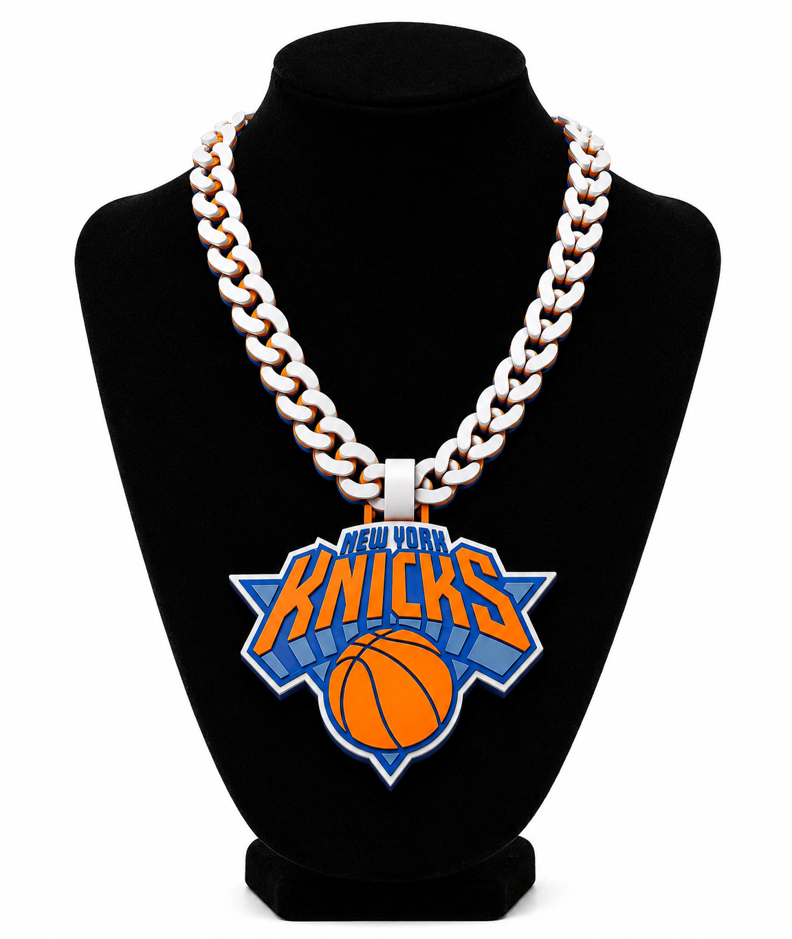 New York Knicks Inspired Hype Chain Necklace | 3D Printed Fan Collectible