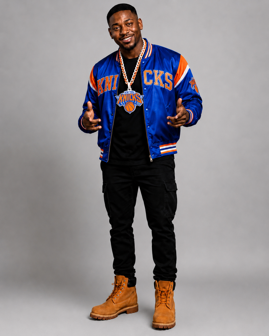 New York Knicks Inspired Hype Chain Necklace | 3D Printed Fan Collectible