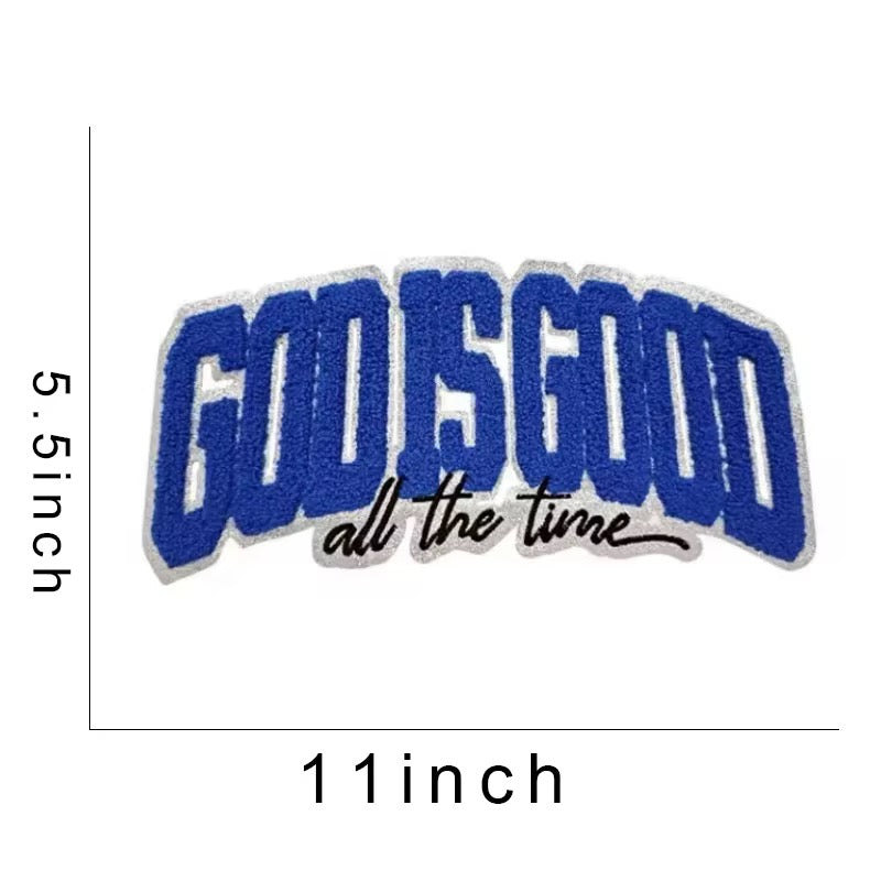 God is Good Chenille Patch Tee