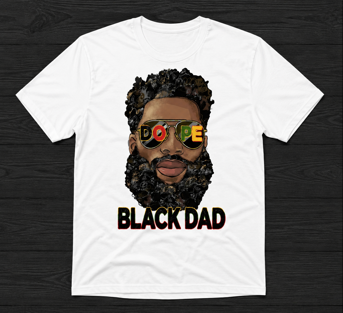 Dope Black Dad Tee
