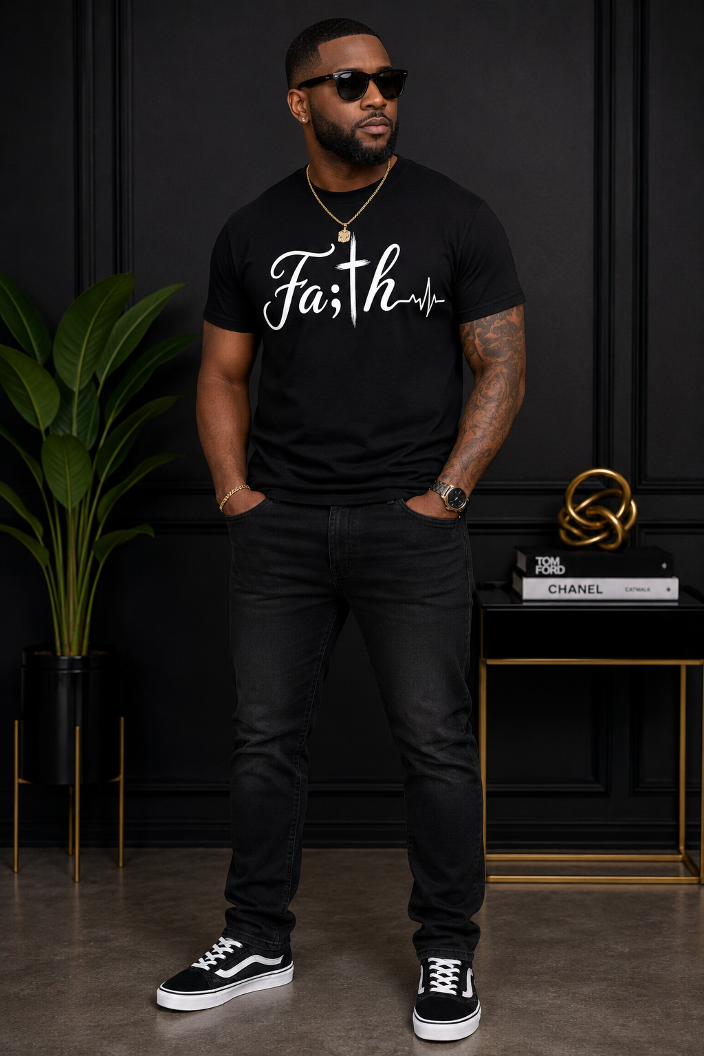 Faith Heartbeat Graphic Tee