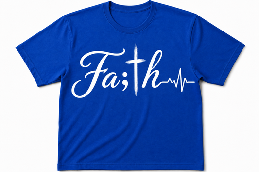 Faith Heartbeat Graphic Tee