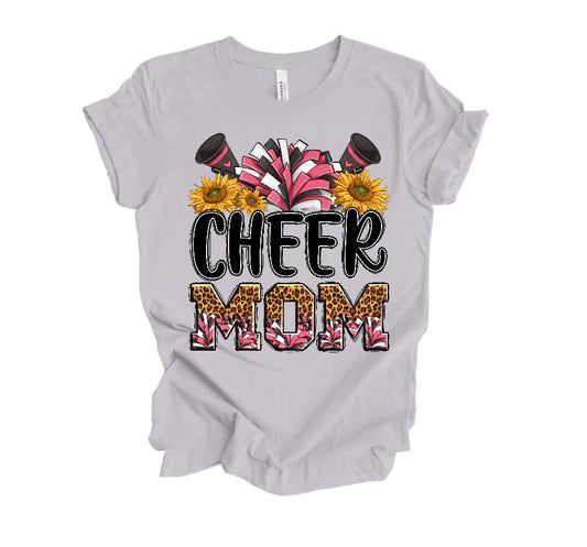 Cheer Mom Flowers Women's Tee