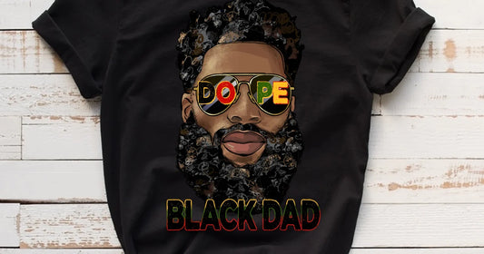 Dope Black Dad Men's Tee