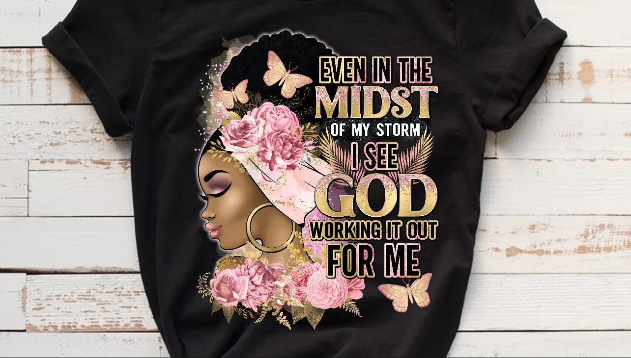 Even In The Midst Pink Tee
